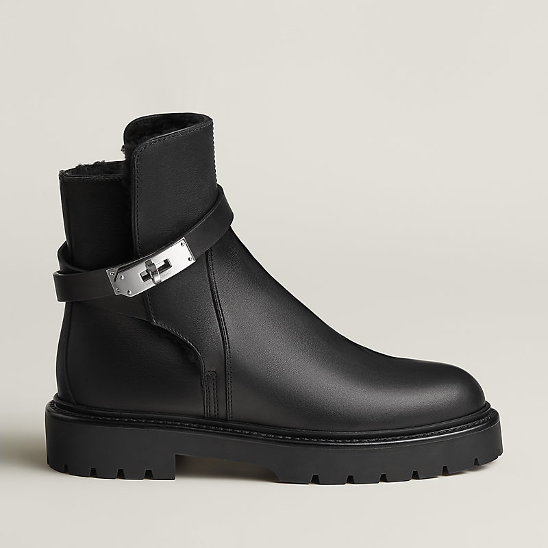 Jeff ankle boot - Black | Hermès Mainland China